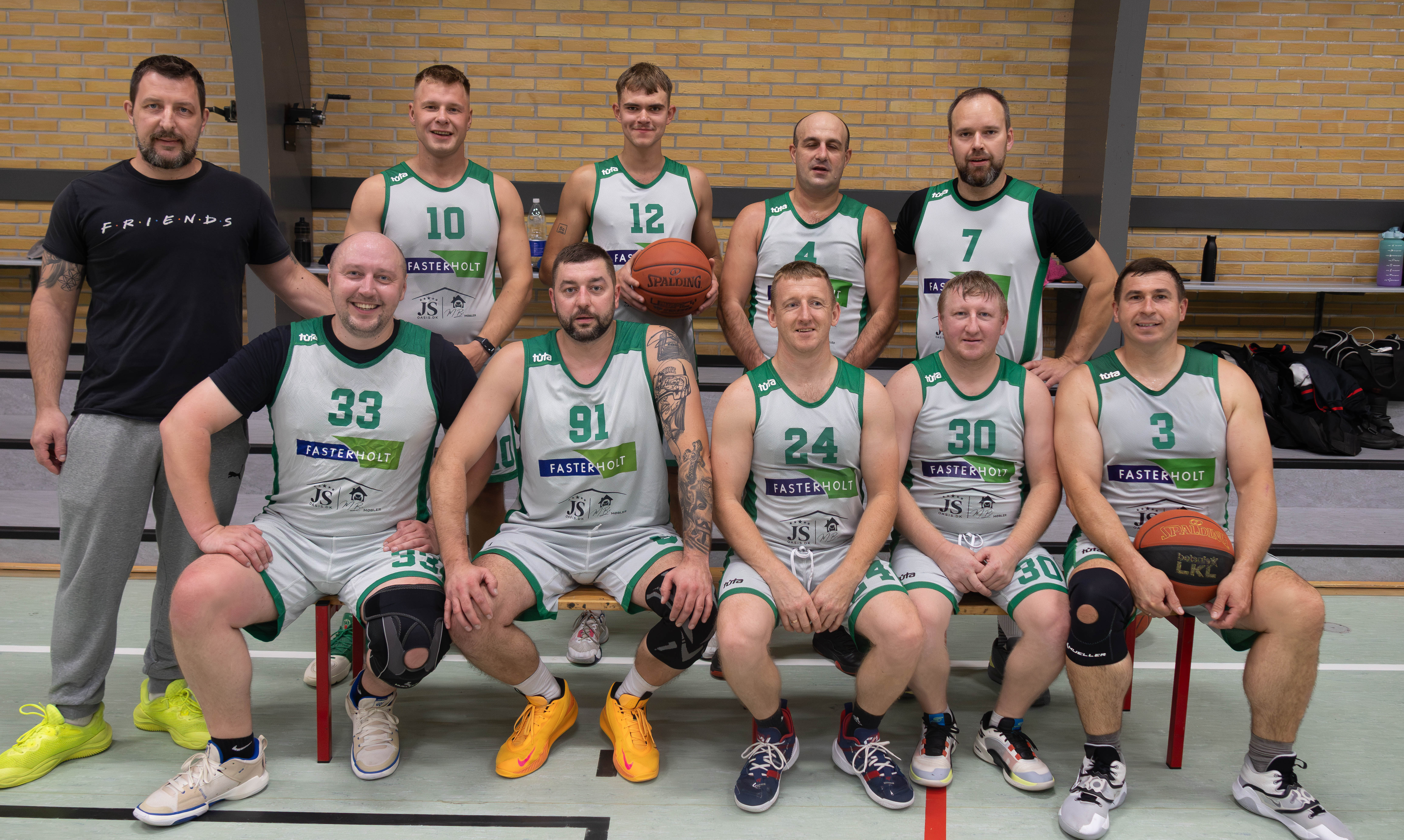 Thyregod Basketball klar til kampen.