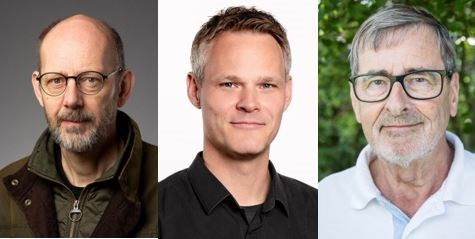 Lektorerne Anders Sanchez Barfod, Aske Skovmand Bosselmann og Kjeld Hermansen