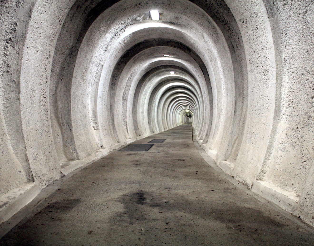 Billede fra de gangene i REGAN VEST  60 meter under jordens overflade.